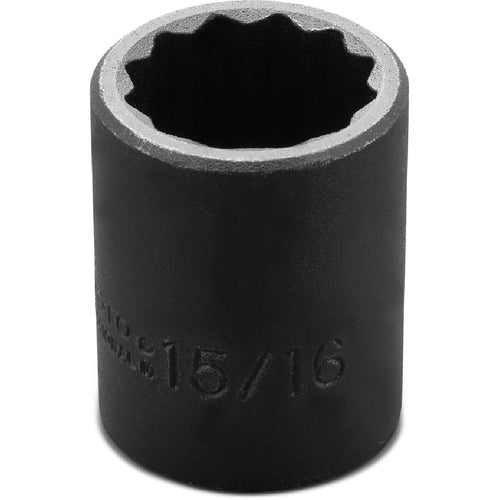 ‎Proto 1/2″ Drive Impact Socket 15/16″ - 12 Point - Eagle Tool & Supply