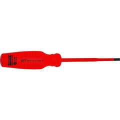 Proto VDE Insulated Cabinet Screwdriver- 7/32″ × 5″ - Eagle Tool & Supply