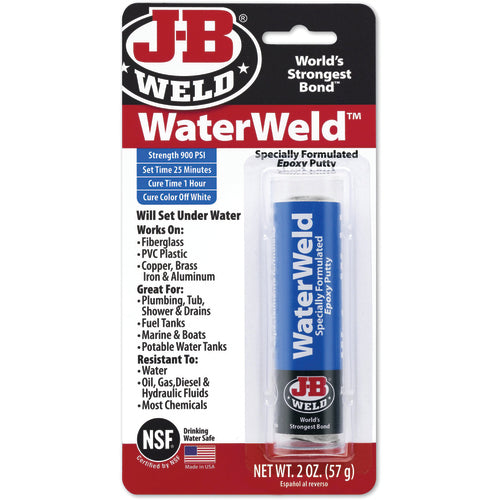 J-B Weld WaterWeld Epoxy Putty - Eagle Tool & Supply