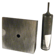 Punch & Die Set for Bench Punch - 3/16" Square - Eagle Tool & Supply