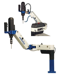 Vertical/Horiz Electric Tapping Machine; 0-3/8" Range - Eagle Tool & Supply