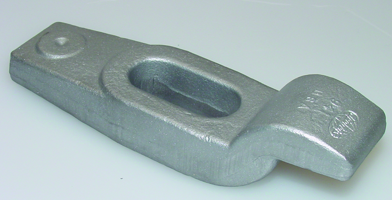 8" Tapped Gooseneck Clamp Forged Strap - Eagle Tool & Supply
