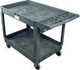 Service Cart - 31-1/8 x 17-1/8'' 2 Shelves 550 lb Capacity - Eagle Tool & Supply