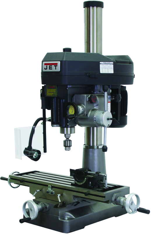 JMD-18PFN Mill/Drill With Power Downfeed 115/230V 1PH - Eagle Tool & Supply