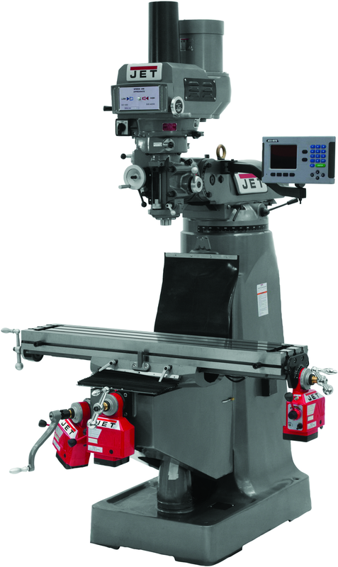 JTM-2 Mill With ACU-RITE 200S DRO and X and Y-Axis Powerfeeds - Eagle Tool & Supply