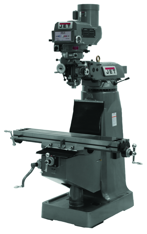 JTM-4VS-1 Mill With ACU-RITE 200S DRO With X-Axis Powerfeed - Eagle Tool & Supply