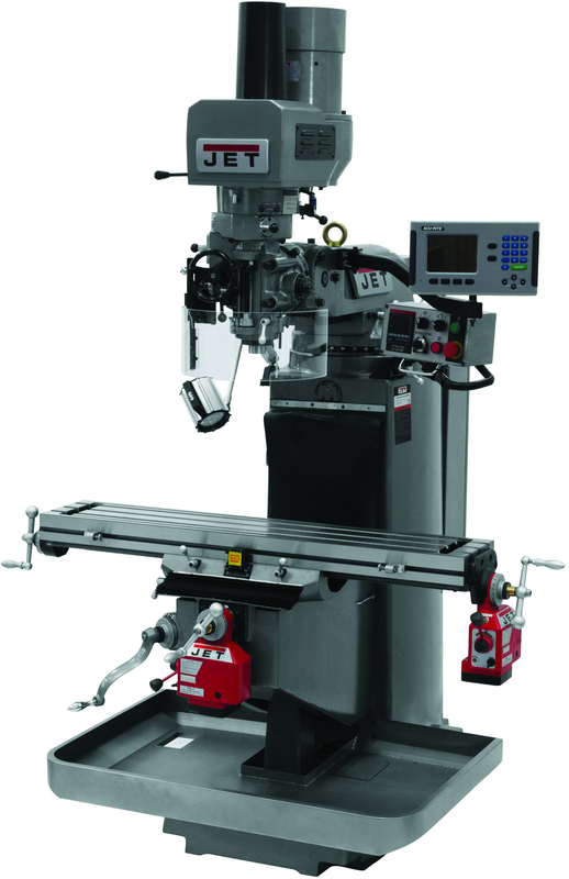 JTM-949EVS Mill With Acu-Rite 200S DRO With X and Y-Axis Powerfeeds and Air Powered Drawbar - Eagle Tool & Supply