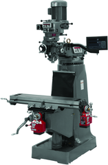 JTM-1 Mill With 3-Axis Newall DP700 DRO (Quill) With X-Axis Powerfeed - Eagle Tool & Supply