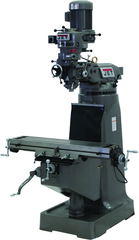 JTM-1 Mill With 3-Axis Newall DP500 DRO (Quill) With X & Y-Axis Powerfeeds - Eagle Tool & Supply