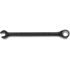 Proto Black Chrome Combination Non-Reversible Ratcheting Wrench 5/16″ - Spline - Eagle Tool & Supply