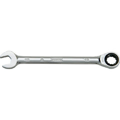 ‎Proto Full Polish Combination Non-Reversible Ratcheting Wrench 14 mm - 12 Point - Eagle Tool & Supply