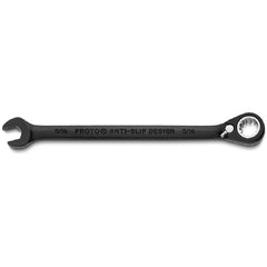 Proto Black Chrome Combination Reversible Ratcheting Wrench 5/16″ - Spline - Eagle Tool & Supply