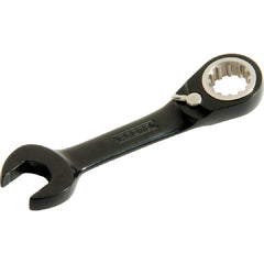 Proto Black Chrome Combination Stubby Reversible Ratcheting Wrench 3/8″ - Spline - Eagle Tool & Supply