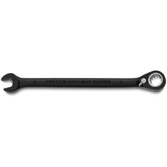 Proto Black Chrome Combination Reversible Ratcheting Wrench 8 mm - Spline - Eagle Tool & Supply