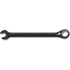 Proto Black Chrome Combination Reversible Ratcheting Wrench 11 mm - Spline - Eagle Tool & Supply