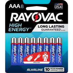 AAA High Energy Alkaline Batt-8Pk - Eagle Tool & Supply