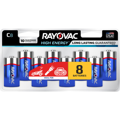 C High Energy Alkaline Batt-8Pk - Eagle Tool & Supply