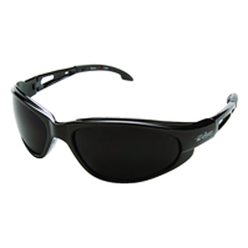 Smoke Lens - Fog & Scratch Resistant - Flex Nylon Black Frame - Eagle Tool & Supply