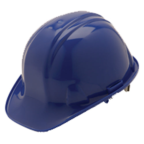 4 Point Ratchet Hard Hat, Blue - Eagle Tool & Supply