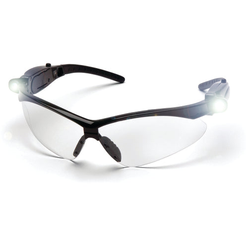 PMXTREME BLACK FRAME CLEAR LENS LED - Eagle Tool & Supply