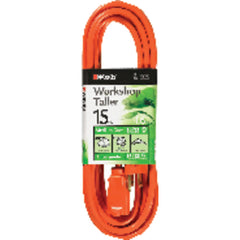 Extension Cord - 15' Medium Duty 1-Outlet (Outdoor Style) - Eagle Tool & Supply