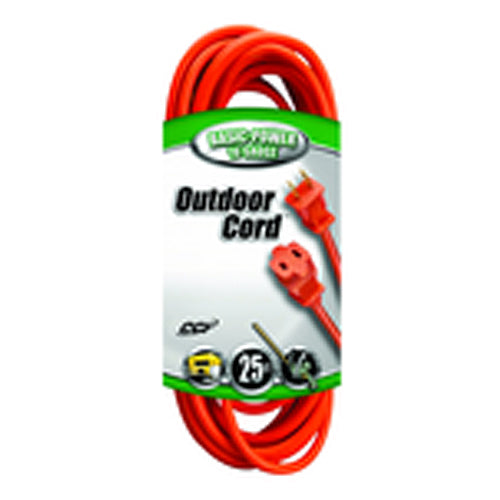 Extension Cord - 25' Medium Duty 1-Outlet (Outdoor Style) - Eagle Tool & Supply