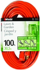 Woods Extension Cord - 100' Medium Duty 1-Outlet (Outdoor Style) - Eagle Tool & Supply