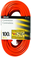 Extension Cord - 100' Extra HD 1-Outlet (Outdoor Style) - Eagle Tool & Supply