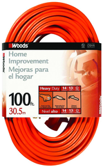 Extension Cord - 100' HD 1-Outlet (Outdoor Style) - Eagle Tool & Supply