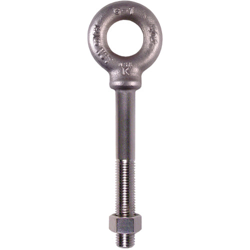 304 Stainless Steel Plain Pattern Nut Eye Bolt - 1/4″-20 Thread Size, 1/2″ Eye Diameter - Eagle Tool & Supply