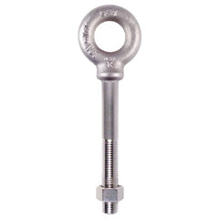 Plain Pattern Nut Eye Bolt - 1/2″-13 Thread Size, 1″ Eye Diameter - Eagle Tool & Supply