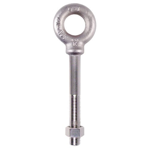 Plain Pattern Nut Eye Bolt - 1/4″-20 Thread Size, 1/2″ Eye Diameter - Eagle Tool & Supply