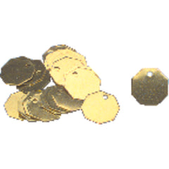 Tool Room Checks - 1″ Round Aluminum - Package 100 - Eagle Tool & Supply