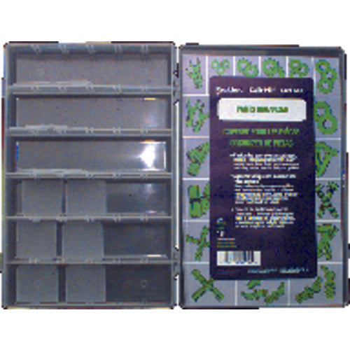Empty Large Plastic Kit - 12 Adjustable Dividers - Eagle Tool & Supply