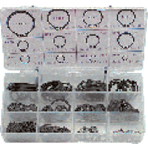 Snap Ring Assortment - 1/4″-1 1/4″ Diameter - Eagle Tool & Supply