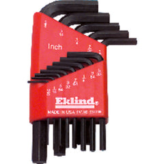 13 Pieces-0.050″-3/8″ Short Arm Style - Hex Key Set - Eagle Tool & Supply