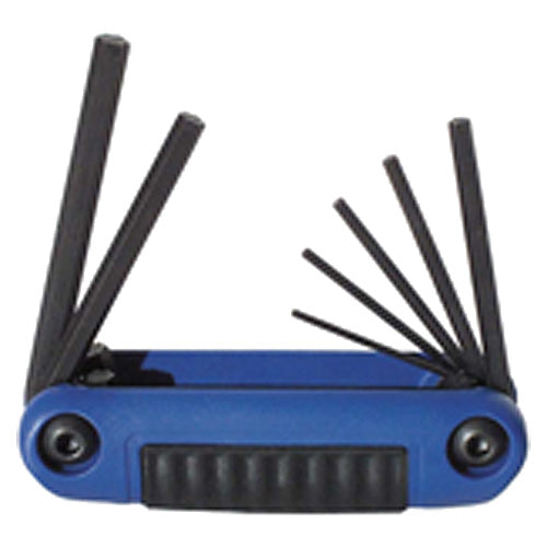 5 Pieces-4 mm-10 mm Fold Up Style - Hex Key Set - Eagle Tool & Supply