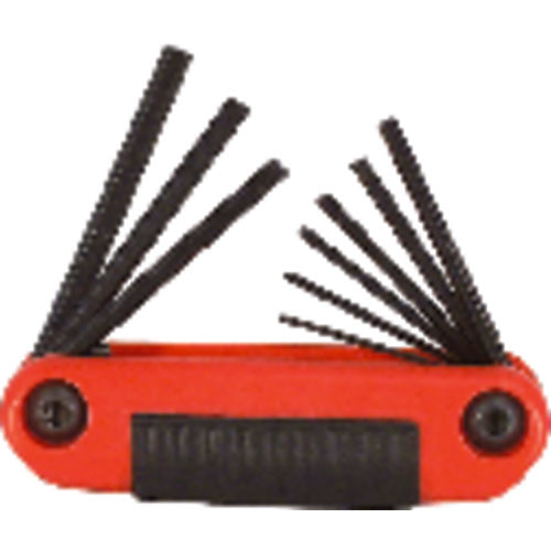 5 Pieces-3/16″-3/8″ Fold Up Style - Hex Key Set - Eagle Tool & Supply