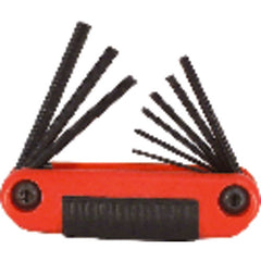 6 Pieces-5/32″-3/8″ Fold Up Style - Hex Key Set - Eagle Tool & Supply