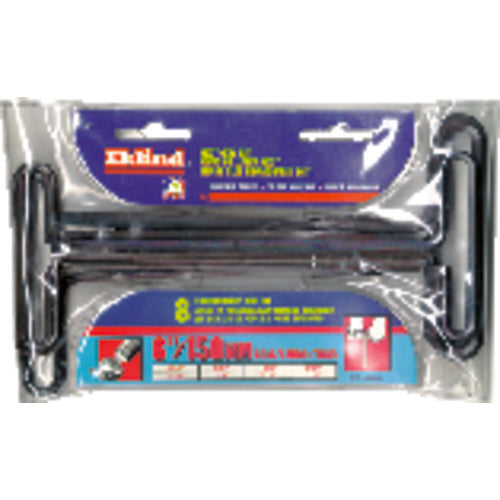 ‎8 Pieces-3/32″ - 1/4″ T-Handle Style-9″ Arm-Hex Key Set with Plain Grip in Stand - Eagle Tool & Supply