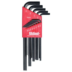 9 Pieces-1.5 mm-10 mm Long Arm Style - Hex Key Set - Eagle Tool & Supply