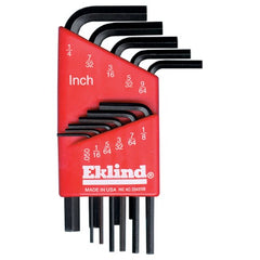7 Pieces-1.5 mm-6 mm Long Arm Style - Ball End Hex Key Set - Eagle Tool & Supply