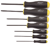 8 Piece - 7/64 - 5/16" Screwdriver Style - Ball End Hex Driver Set with Ergo Handles - Eagle Tool & Supply
