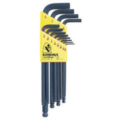 12 Pieces-0.050″-5/16″ Long Arm Style - Ball End Hex Key Set - Eagle Tool & Supply