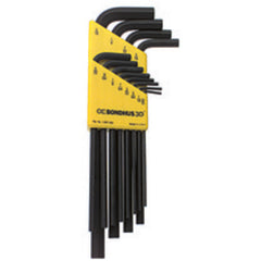 12 Pieces-0.050″-5/16″ Long Arm Style - Hex Key Set - Eagle Tool & Supply