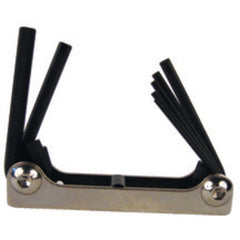 7 Pieces-1.5 mm-6 mm Fold Up Style - Hex Key Set - Eagle Tool & Supply