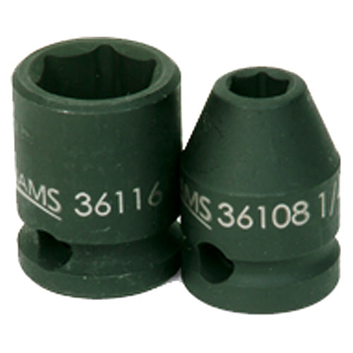 13 mm × 78.58 mm Overall Length-1/2″ Drive-6 Point - Metric Deep Impact Socket - Eagle Tool & Supply