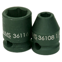 14 mm × 1 7/16″ Overall Length-1/2″ Drive-6 Point - Metric Impact Socket - Eagle Tool & Supply