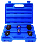 5T Hydraulic Flat Body Cylinder Kit with various height magnetic adapters in Carrying Case - Eagle Tool & Supply