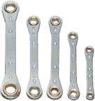 Snap-On/Williams (5 Piece) Straight Ratcheting Box Wrench Set - Metric - Eagle Tool & Supply